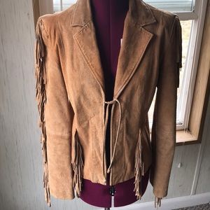 Rampage Leather Fringe Jacket